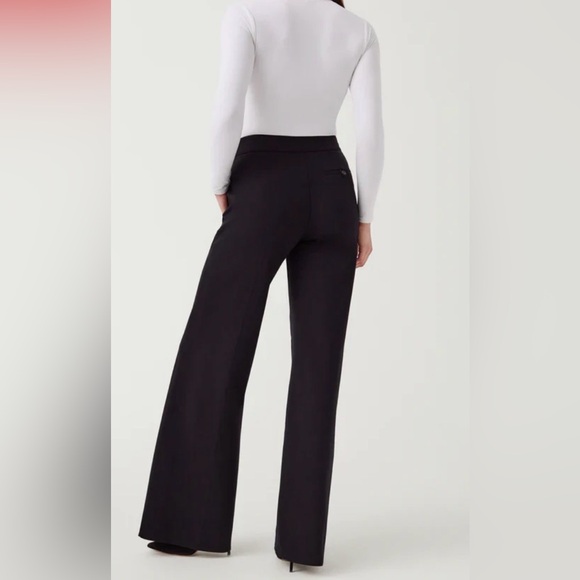 🛷Spanx The Perfect Pant Black Wide Leg Classic - Picture 9 of 13
